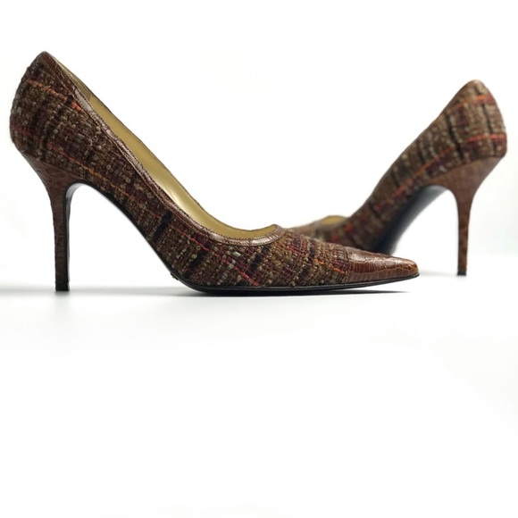 Dolce & Gabbana Shoes - Authentic Dolce & Gabbana Tweed Bouclé Heels